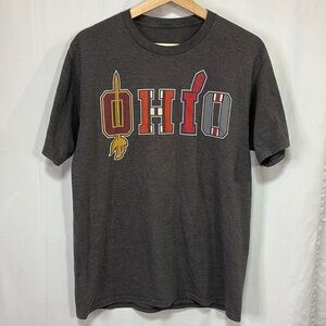 👯‍♀️ Ohio sports fan gray short sleeve T-shirt